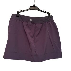 Gaiam slate gray golf skort